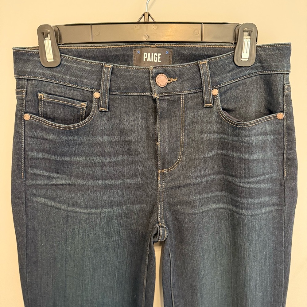 PAIGE Verdugo Ankle Indigo-Blue Skinny Jeans, size 28 NWOT